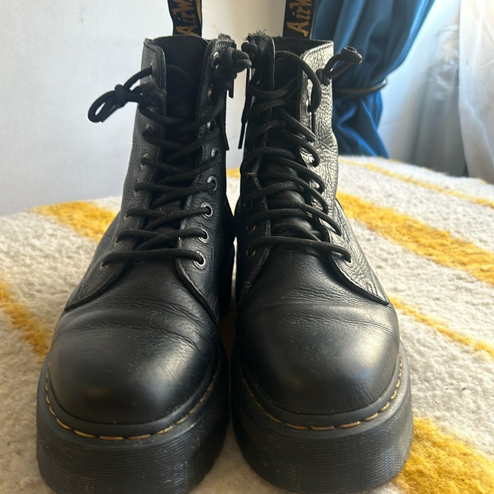 COPY - Used Dr.Marten Jadon boots 
Men 8 
Black leather